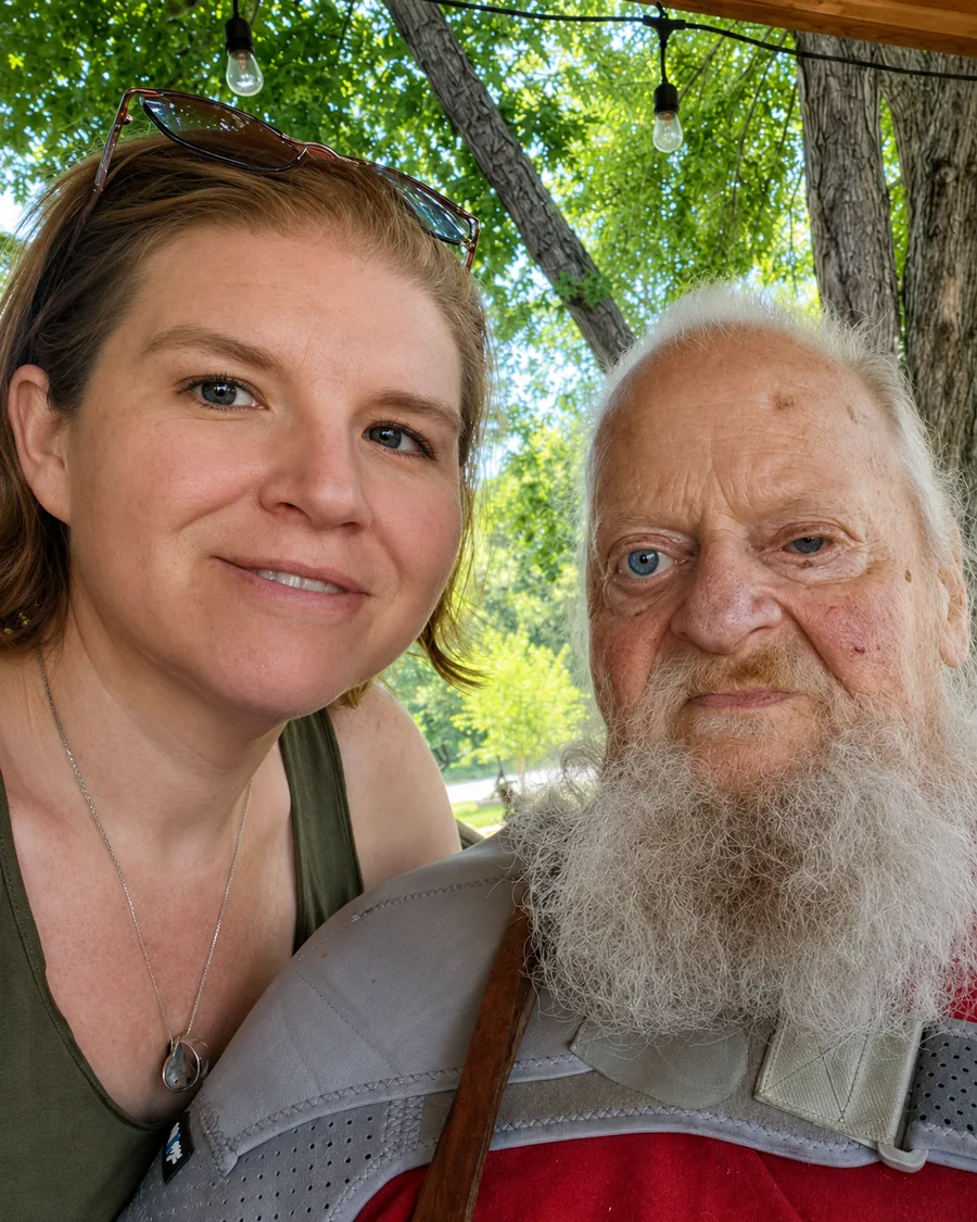 Jessica R. with her mother