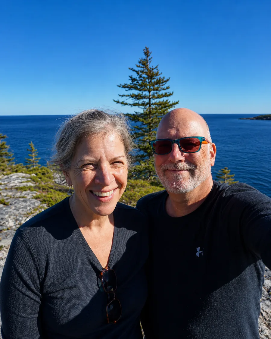 John van Gurp with his wife